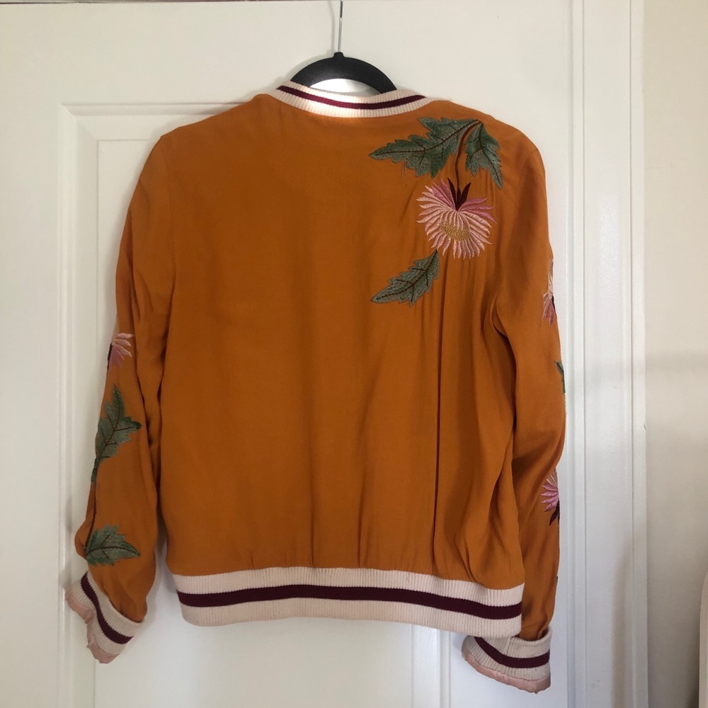 Embroidered Bomber Jacket - Picture 6 of 8